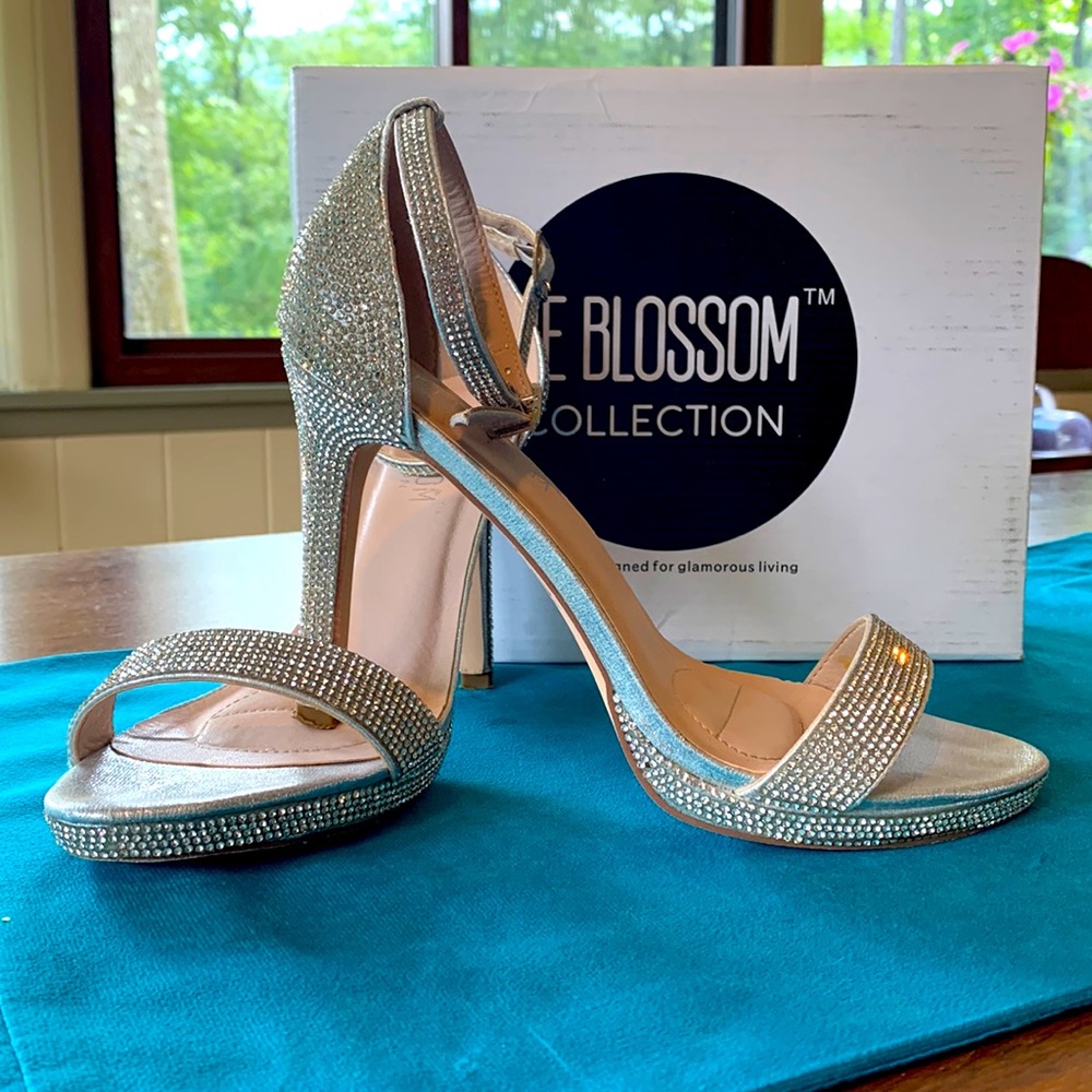 De Blossom Franka Rhinestone Heels